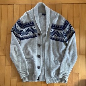 Shawl neck cardigan